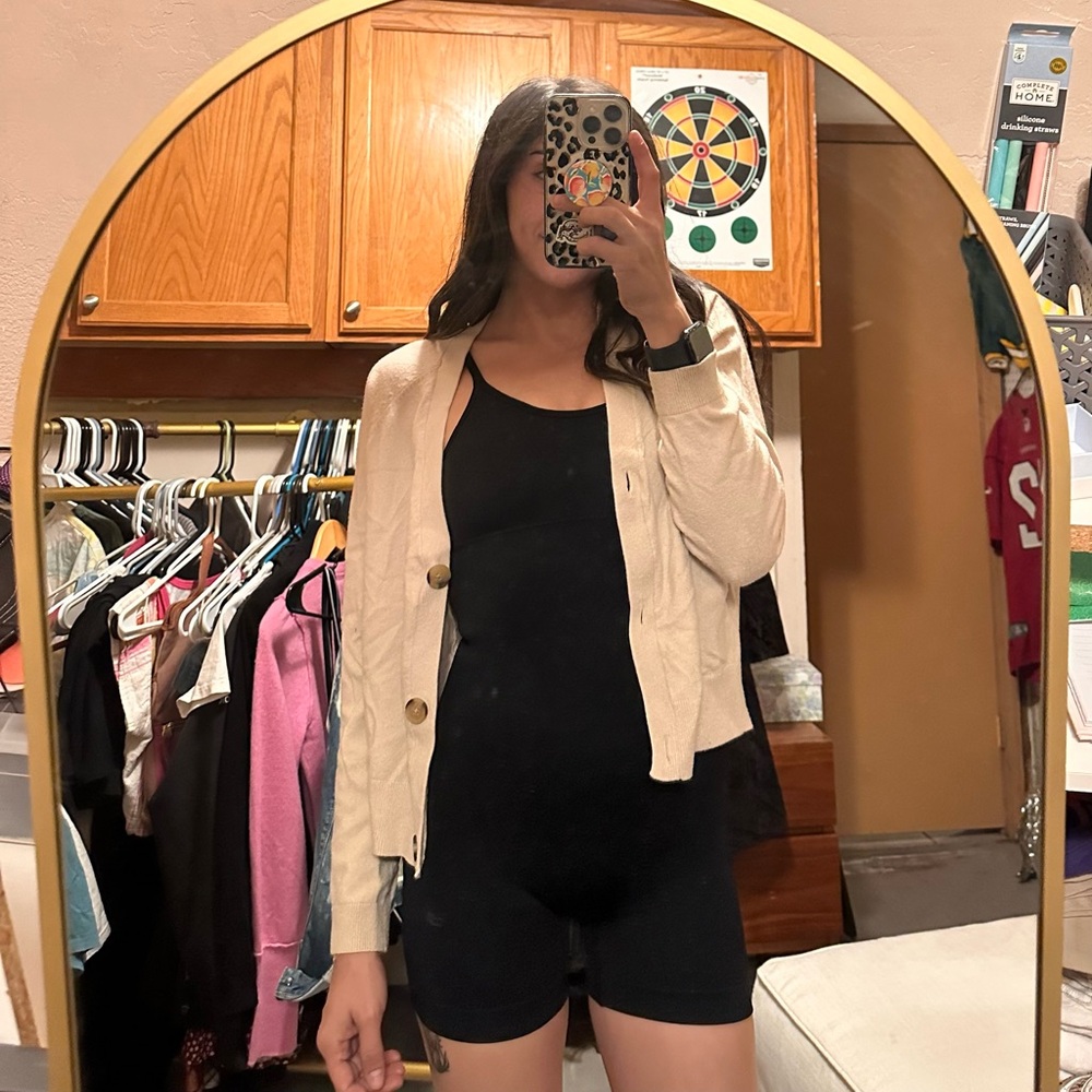 Cream cardigan